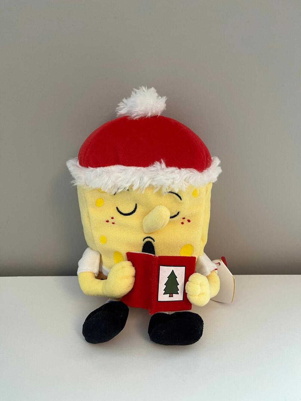 Ty Beanie Baby βSpongeBob SquarePants Jinglebellsβ from SpongeBob! (8.5 inch)